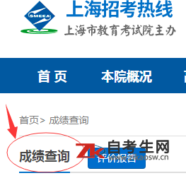 2019年10月上海自考成绩查询入口