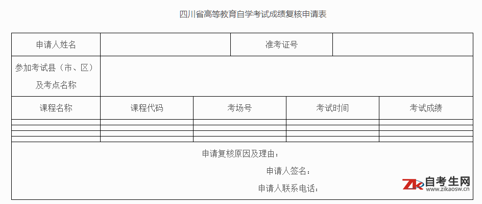 2021年4月四川大学自考成绩复核工作安排