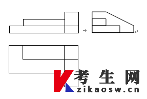 形体的三面投影图
