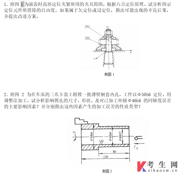 上海自考考试大纲：02191机械制造技术
