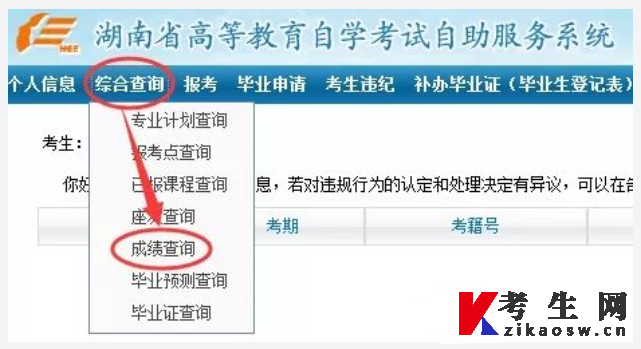 2023年4月湖南自考成绩查询官网 2023年4月湖南自考成绩查询官网