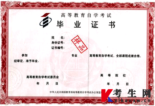 湖南涉外经济学院成人自考毕业证书图片样本 湖南涉外经济学院成人自考毕业证书图片样本