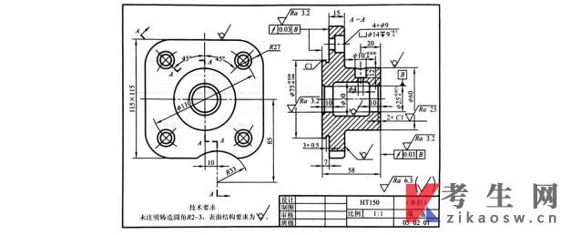 天津13777机械制图基础(专)自考考试大纲(点此下载)