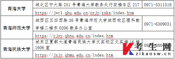 青海省2024年下半年高等教育自学考试报名报考简章