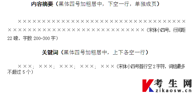 2025年上半年湖南工商大学高等学历继续教育本科毕业论文撰写规范