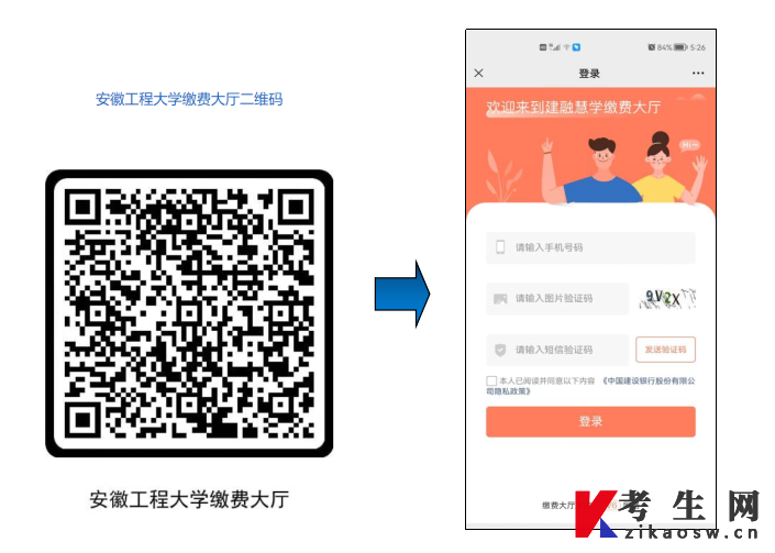 安徽工程大学高等教育自学考试2026(上)本科毕业设计报名网上缴费流程