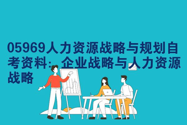 05969人力资源战略与规划自考资料:企业战略与人力资源战略