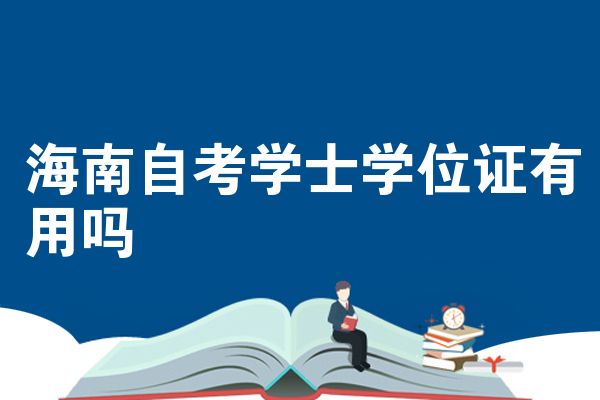 海南自考学士学位证有用吗