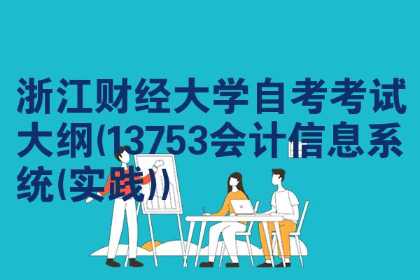 浙江财经大学自考考试大纲(13753会计信息系统(实践))