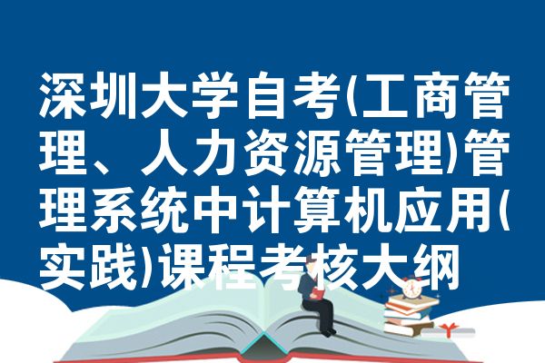 深圳大学自考(工商管理、人力资源管理)管理系统中计算机应用(实践)课程考核大纲