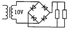 在题17图所示单相桥式整流电路中，二极管D承受的最高反向电压是 （ ）