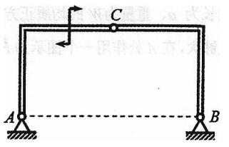 在图示对称三铰拱结构中，若将作用于构件AC上的力偶M平移到构件BC上，则关于A、B、C三处约束反力的说法正确的是