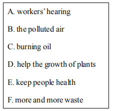 【补全句子】In cold winter, many old people in big cities die from_________.