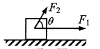 如图，质量为2kg的物体，在两个力的作用下沿光滑水平面运动，两个力的大小分别为F1=2N，F2=1N，它们之间的夹角θ=60°，则该物体的加速度大小为( )