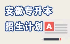 安徽招生计划