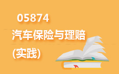 05874汽车保险与理赔(实践)