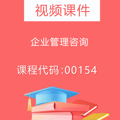 00154企业管理咨询视频课件