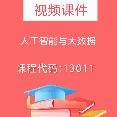 13011人工智能与大数据视频课件