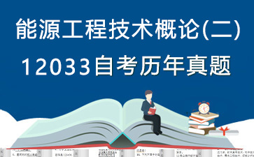 12033能源工程技术概论(二)历年自考真题及答案大全【1份试卷】》封面图