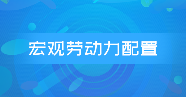 宏观劳动力配置(广东习题)