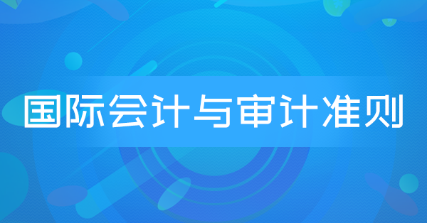 国际会计与审计准则(广东特训)