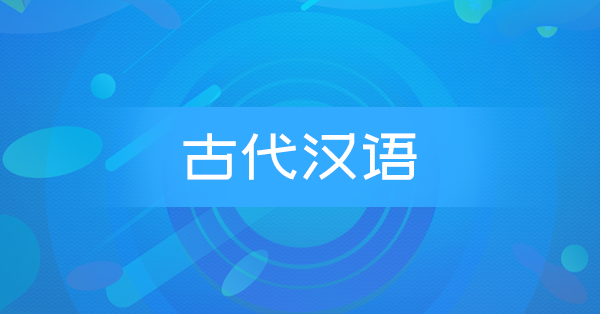 古代汉语(特训)