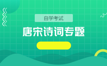 唐宋诗词专题(青海押题)